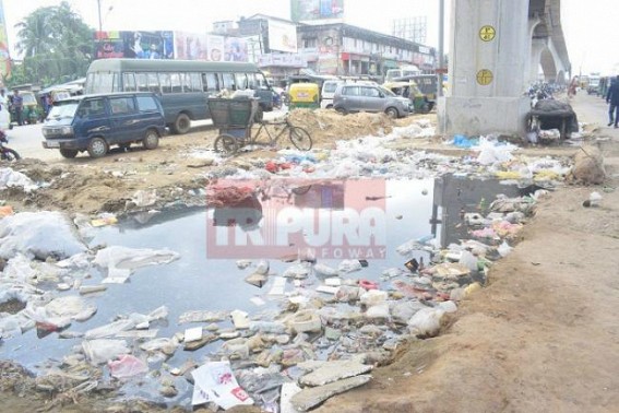 Garbage, Dirty smells turning Agartala City a 'hell' 